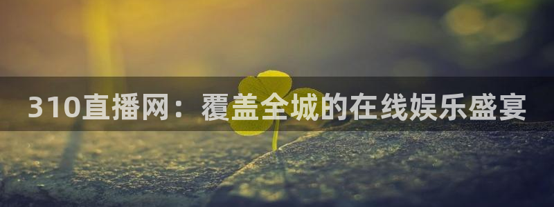 绿茵体育直播平台：310直播网：覆盖全城的在线娱乐盛宴